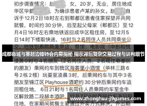 成都蓉城与塞超边锋转会内幕揭秘 揭示背后复杂交易过程与谈判细节
